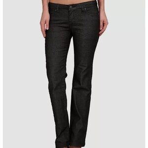 PrAna Black Jana jeans straight leg short inseam‎ Sz 4
